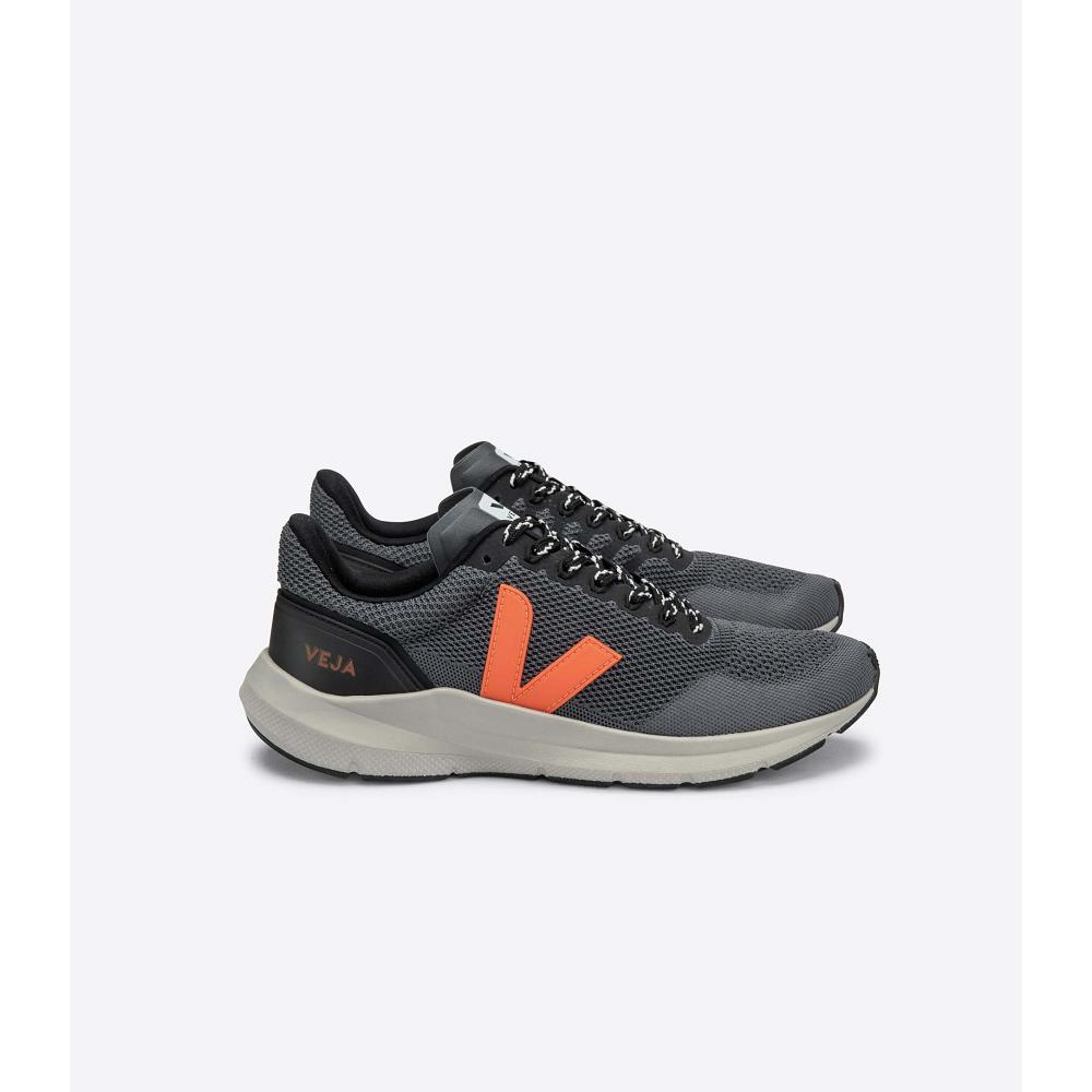 Veja MARLIN LT V KNIT Men\'s Running Shoes Orange/Black | CA 148XYU